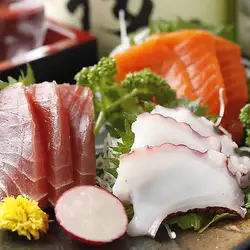 刺身三点盛り