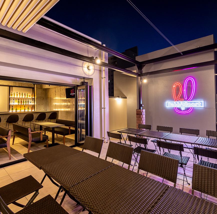天神大名すぐ！ネオン光るおしゃれなBBQスペースがNEW　OPEN！