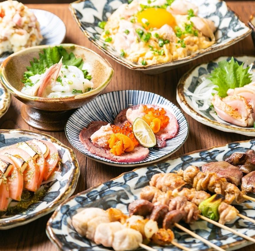 Open at 16:00! Yakitori and seafood private room Marufuku Shoten