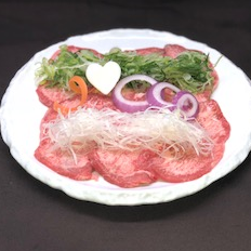 葱いっぱいの塩タン