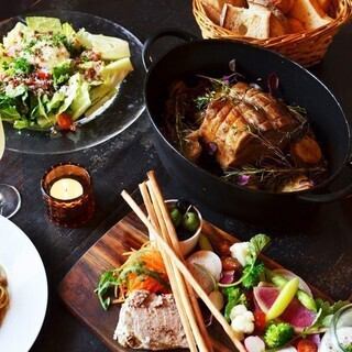 【★new★季節のお得な特別コース】2.5時間の飲み放題付　5800円(税込)