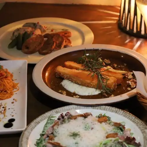 Dinner in the evening