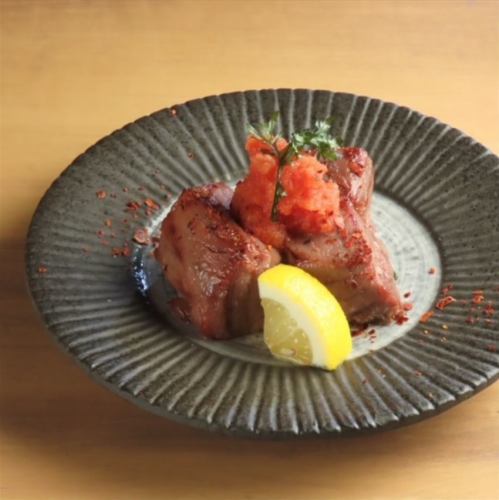 生本マグロの酒盗地焼き