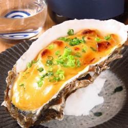 牡蠣の玉味噌焼き