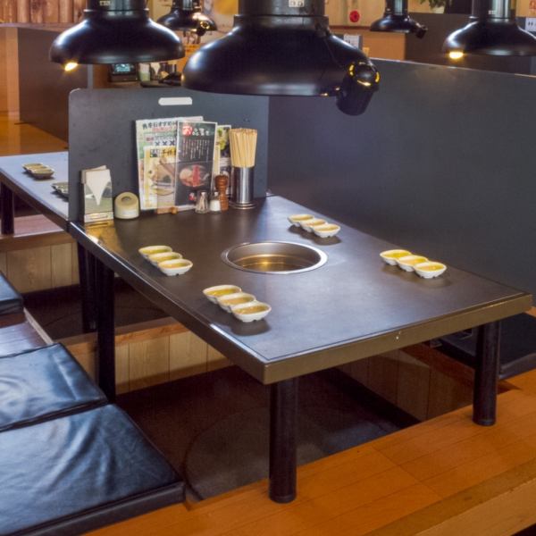 A special space where you can relax and forget your daily life! The relaxed digging gourmet seats are recommended for dates and dining parties! It is also recommended ♪