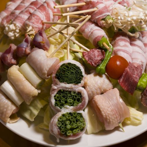 From classic skewers to vegetable rolls