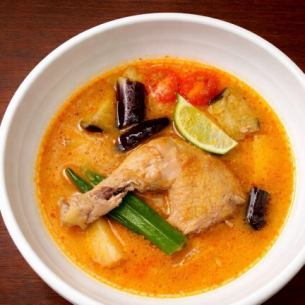 Tender bone-in chicken stew