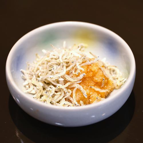 音戸ちりめんの大根おろし