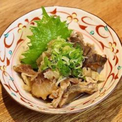 Beef tendon ponzu sauce