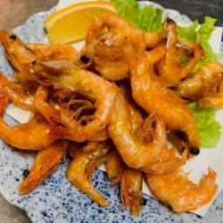 Deep fried garlic shrimp