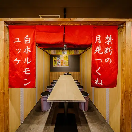 風情ある個室席も魅力●