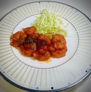 中華統一エビチリ