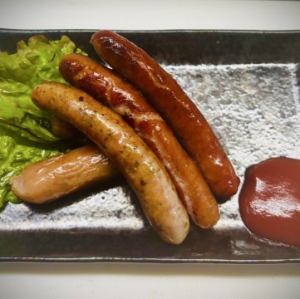禁断のソーセージ盛り合わせ