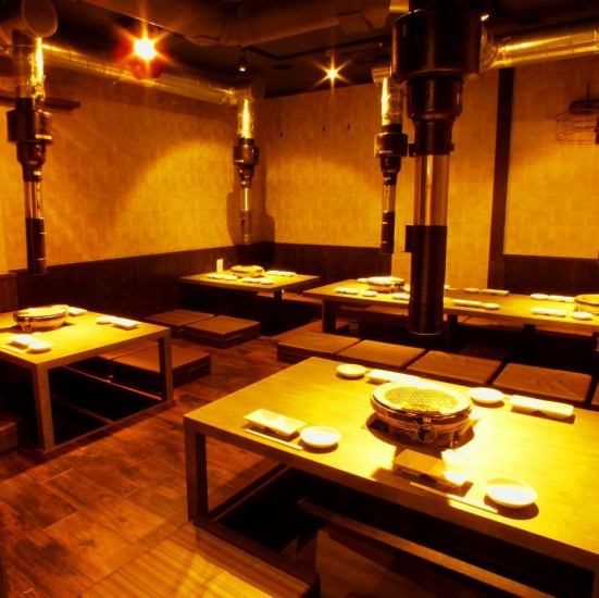 Fully equipped with sunken kotatsu seating for 10 to 30 people! *Private reservations available for 20 or more people!