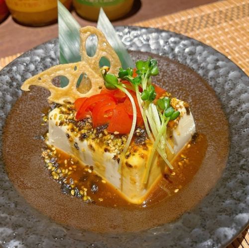 韓国風ピリ辛冷奴