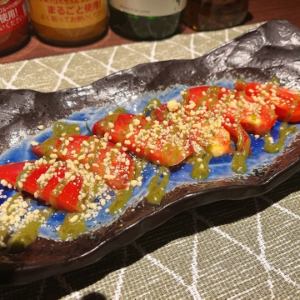 冷製バジルトマトスライス