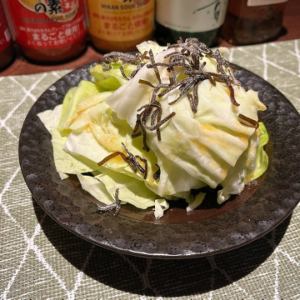 塩昆布キャベツ