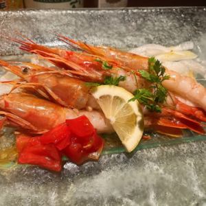 赤海老のカルパッチョ