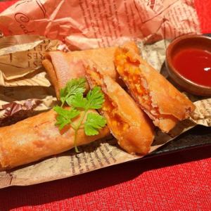 完熟トマトソースの春巻