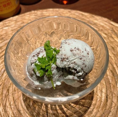 チョコミントアイス