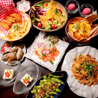 【2H飲み放題】豪華宴会コース◆お刺身盛り合わせ/本日の焼き魚など＜全9品＞5000円(税込)