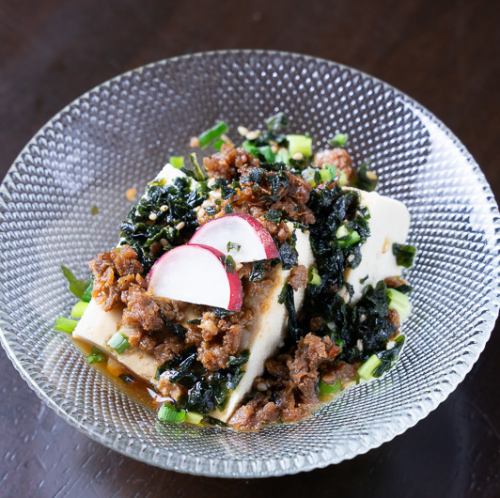 韓国風ピリ辛冷奴