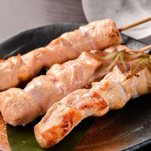 【수량 한정】 하카타 토종 닭 むね串 (소금 · 양념)
