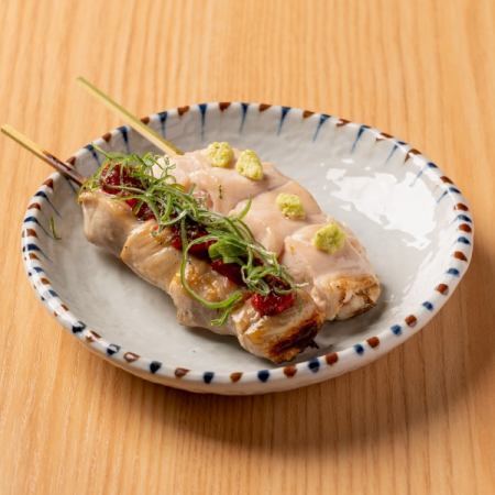 【鶏串(塩・タレ)】 ささみ串