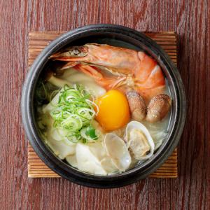 海鮮純豆腐　白