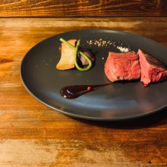 ◆【附2小时无限畅饮】可以享受奢华时光的“牛肉味筋套餐”6道菜品各6,000日元