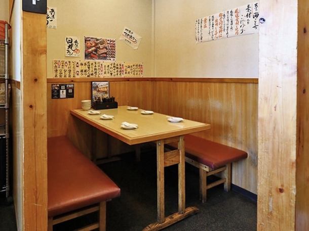 【半個室席あり】当店一番人気の半個室席は6名様でゆったりお掛けいただけます♪周りを気にせずごゆっくりとおくつろぎ下さい◎