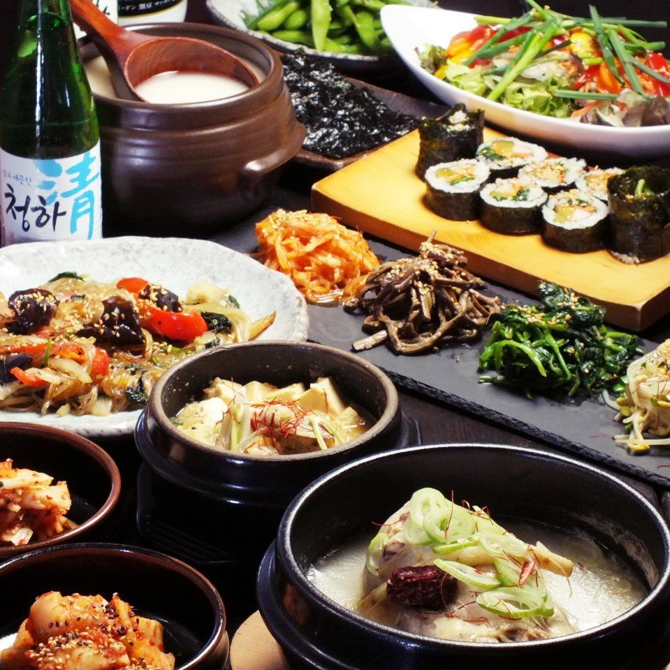 ランチも人気◆各種宴会には韓国料理！スタミナがつく料理を豊富にご用意しております