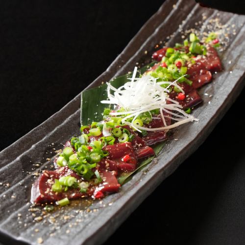 white liver carpaccio