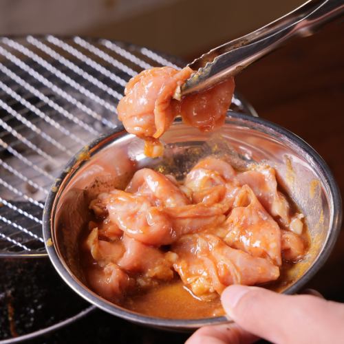 自慢の味噌ダレで楽しむ