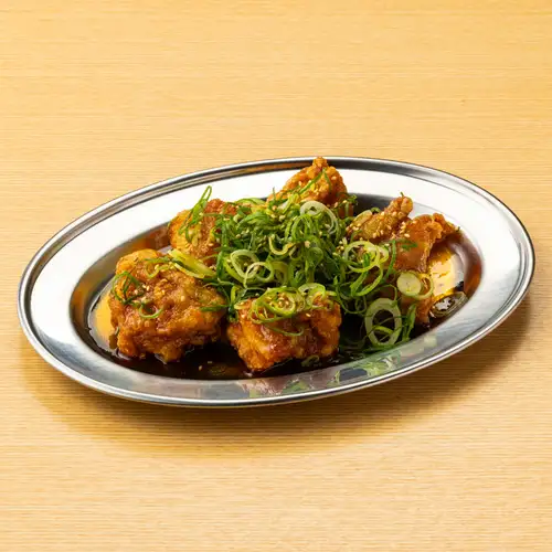 Chicken with lots of green onions