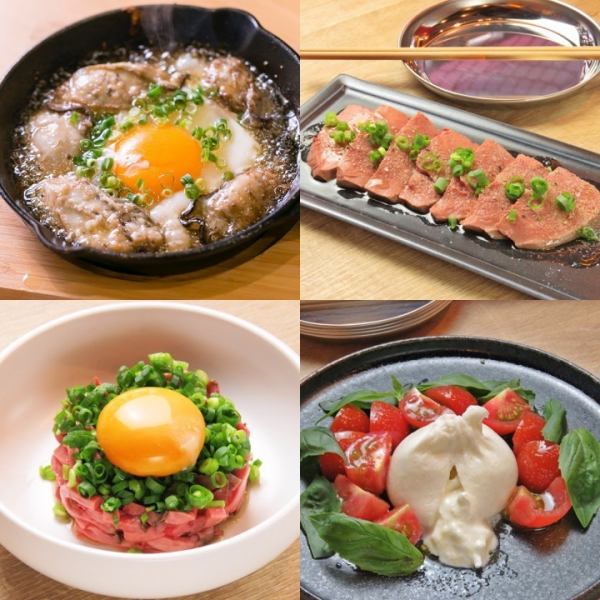 Wagyu dishes, oyster dishes, and other snacks are also available!