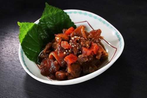 Korean-style spicy stew of Togeshita beef