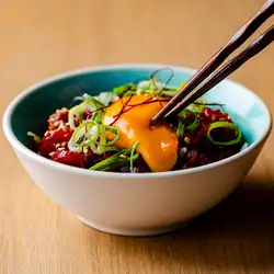 Bluefin tuna yukke