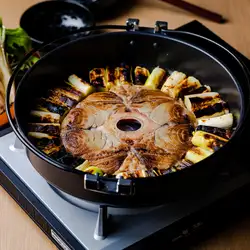 Tuna tail sukiyaki-style hot pot