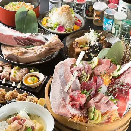 2H飲み放題付◎月～木限定『鮪至福コース』鮪稀少部位凝香たたき含8品 6000円⇒5000円