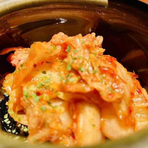 Sake snack: Korean cabbage kimchi