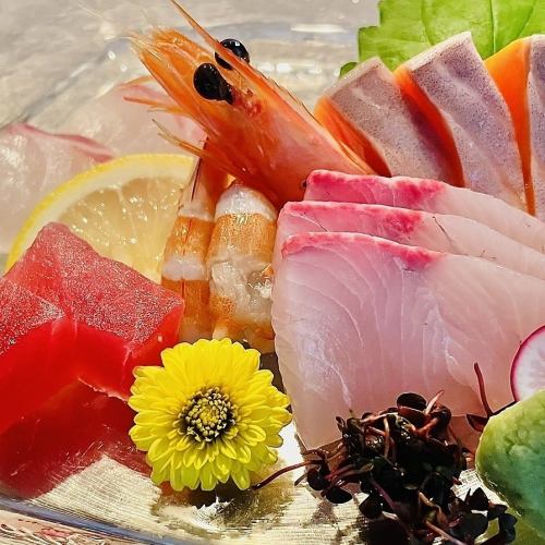 5 kinds of fresh fish sashimi for 1 person