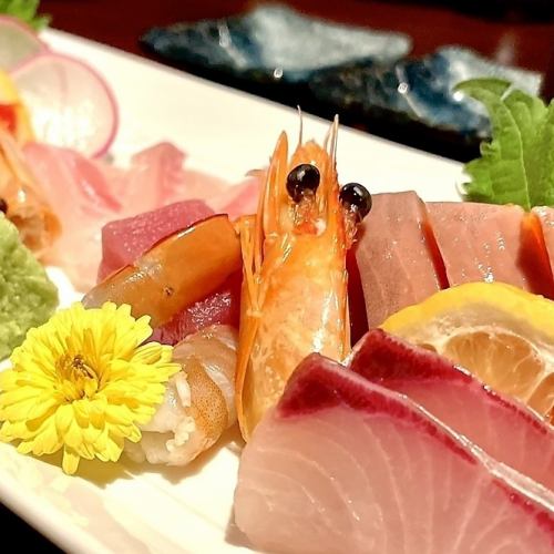 5 kinds of fresh fish sashimi for 2 people