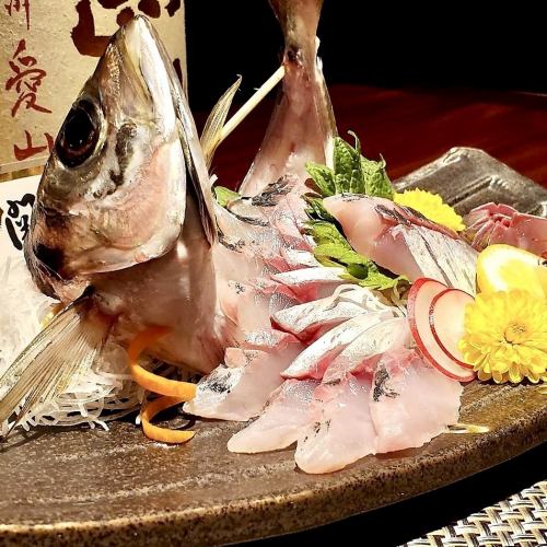 Whole Seki Horse Mackerel Sashimi "Prefectural Brand Fish"