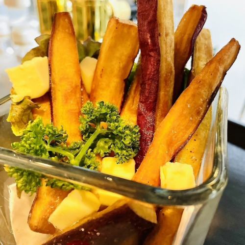 Salted butter sweet potato sticks