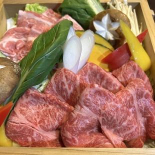 大分和牛と奥豊後豚の蒸籠
