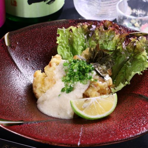 Japanese-style young chicken with grated yam