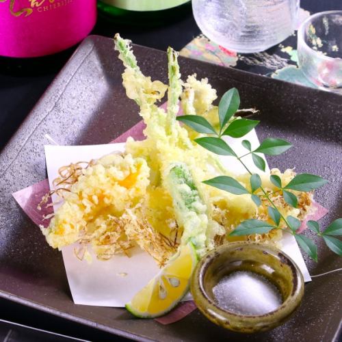 Princess garlic tempura