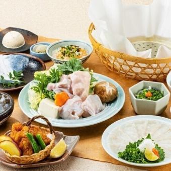 ＜ランチ＞正午膳(しょうごぜん)唐揚げ付き《全8品》