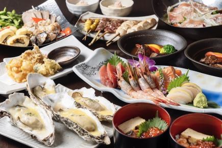 5,000 yen course [12 dishes] + 1,500 yen 90 minutes all-you-can-drink